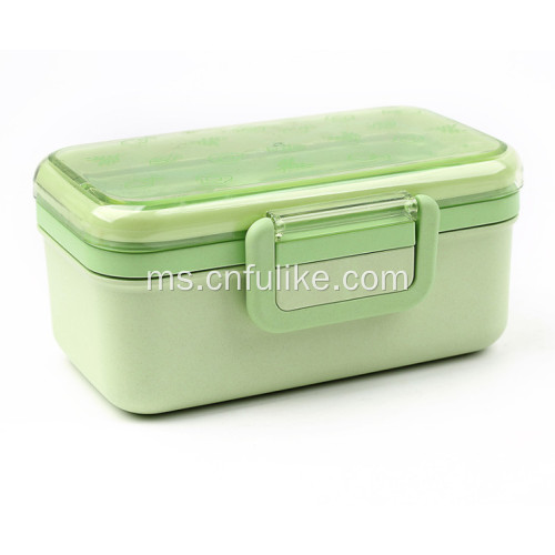 Tott Fiber Lunch Box Makan dengan Pembahagi